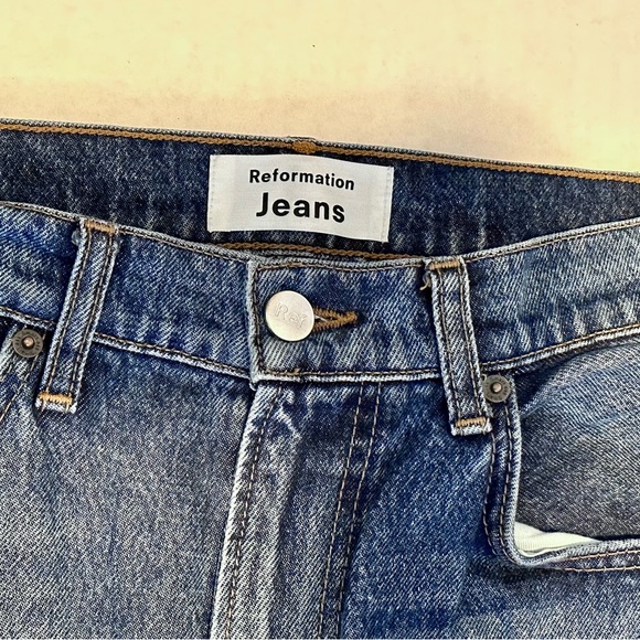 Reformation Stevie Ultra High Rise Jeans in Perth 27 - Picture 5 of 6